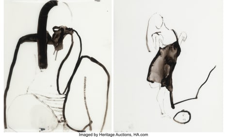 37102: Ofri Cnaani (b. 1975) Puberty, 2005 Ink on mylar