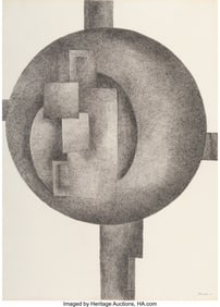 37031: Dorothy Dehner (1901-1994) Untitled (Abstract),