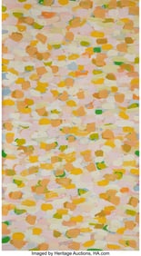37039: Pat Lipsky (b. 1941) Alton III, 1972 Oil on canv