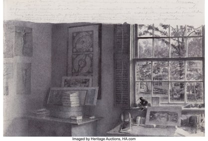 37131: Charles Ritchie (b. 1954) Studio Corner with Jou