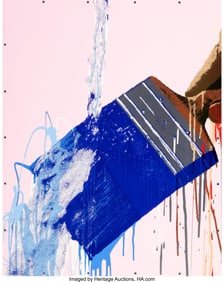 37134: Marilyn Minter (b. 1948) Hands Washing, 1989 Scr
