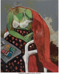 37068: Kingsley Obasi (b. 1983) Untitled (Figure), 2020