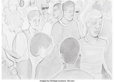 37078: Madelynn Green (b. 1993) As One, 2020 Pencil on