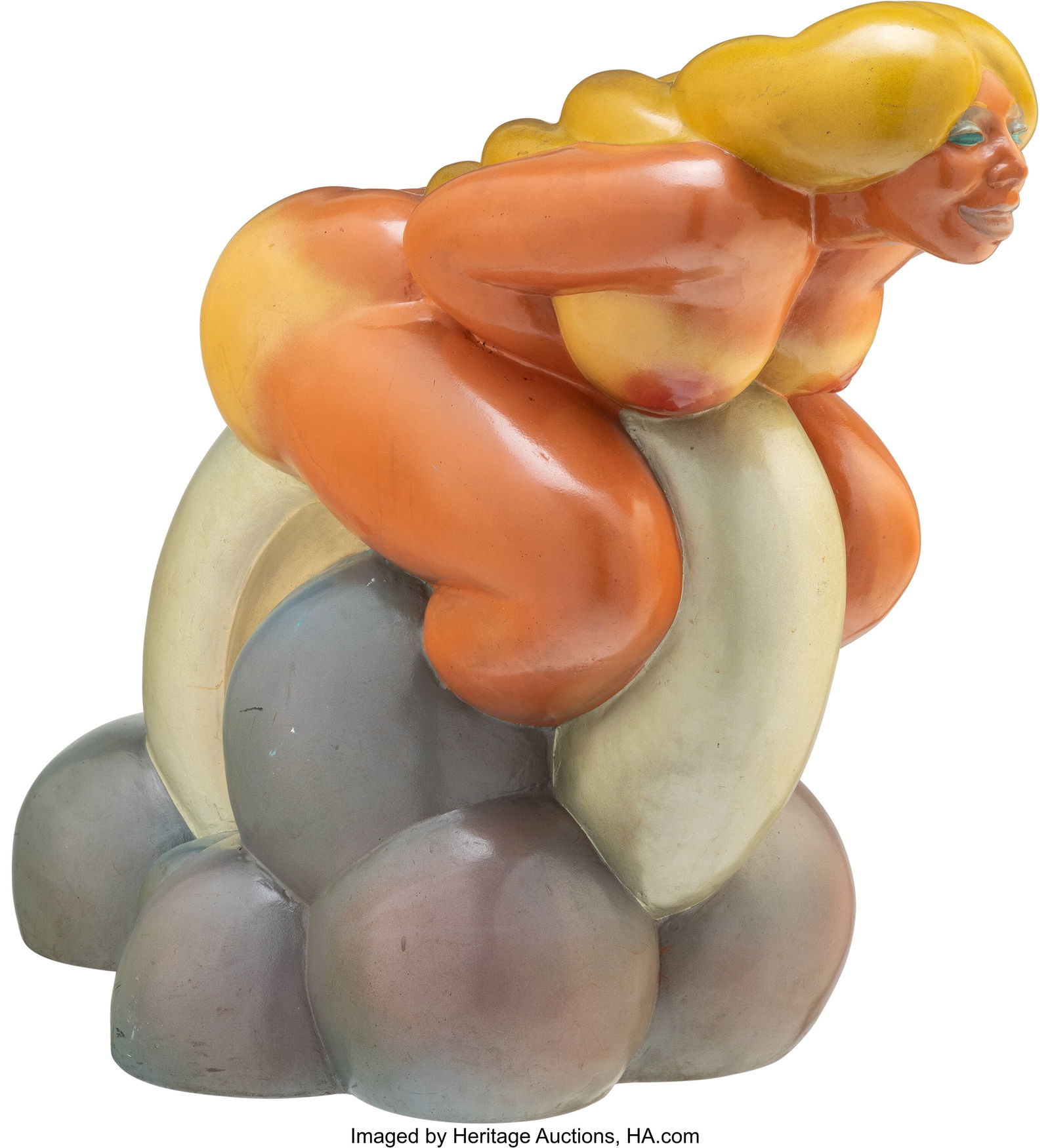 Luis Jimenez (1940-2006) California Chick, 1968: Luis Jimenez (1940-2006) California Chick, 1968 Fiberglass, automotive paint, and epoxy 27-1/2 x 33-1/2 x 15-1/2 inches (69.8 x 85.1 x 39&per