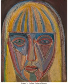 37082: Sky Glabush (b. 1970) Margarete, 2018 Oil and sa