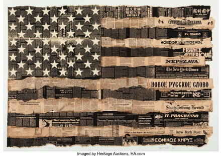 41030&colon; Massimo Vignelli &lpar;1931-2014&rpar; Melting Pot&comma; 1989 S: Massimo Vignelli &lpar;1931-2014&rpar; Melting Pot&comma; 1989 Screenprint in colors on wove paper 35 x 50 inches &lpar;88&period;9 x 127 cm&rpar; &lpar;sheet&rpar; Ed&period; 215&sol;300 &lpar;aside