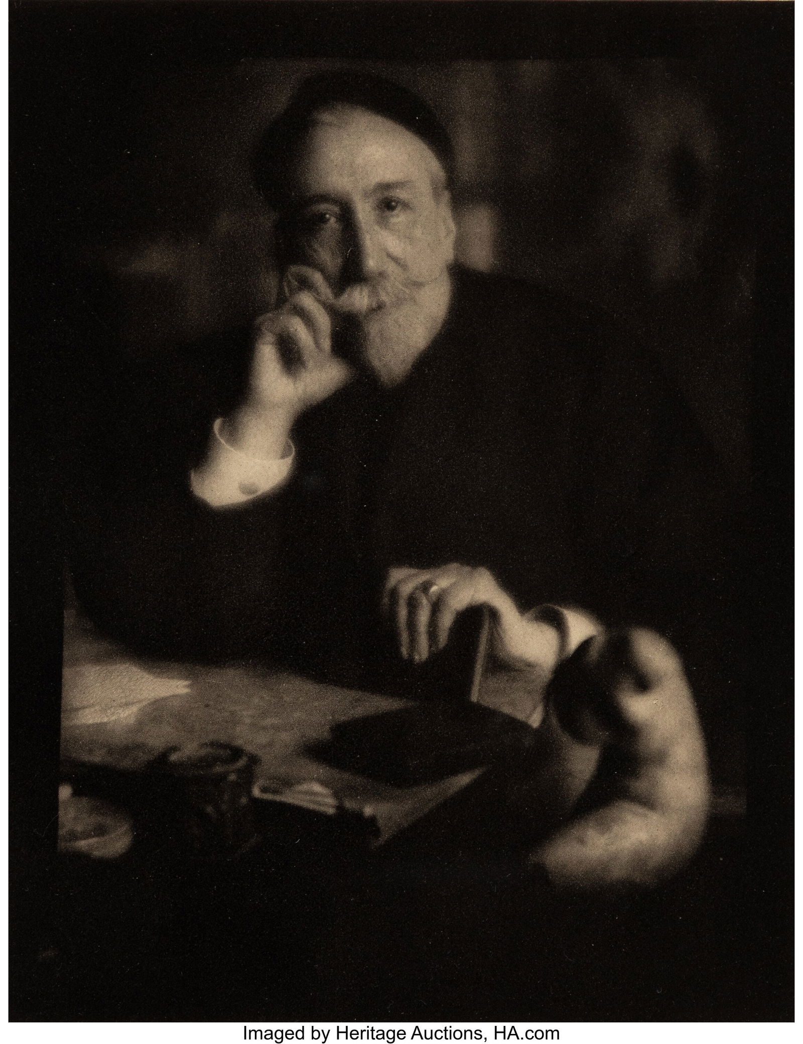 Edward Steichen (American, 1879-1973) Anatole Fr: Edward Steichen (American, 1879-1973) Anatole France (from Camera Work XLII/XLIII), 1913 Photogravure 8 x 6-1/4 inches (20.3 x 15.9 cm)