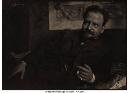 Frank Eugene (American, 1865-1936) Direktor F. G: Frank Eugene (American, 1865-1936) Direktor F. Goetz (from Camera Work XXXI), 1910 Photogravure 5 x 7 inches (12.7 x 17.8 cm)