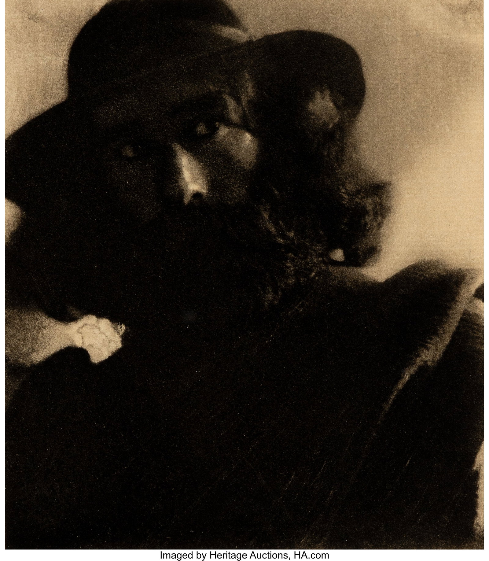Robert Demachy (French, 1859-1936) A Model (from: Robert Demachy (French, 1859-1936) A Model (from Camera Work XVI), 1906 Photogravure 6-7/8 x 5-7/8 inches (17.5 x 14.9 cm) (image&r