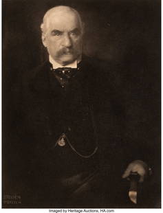 Edward Steichen (American, 1879-1973) J. Pierpon: Edward Steichen (American, 1879-1973) J. Pierpont Morgan, Esq. (from Camera Work Steichen Supplement), 1904 Photogravure 8 x 6 inches