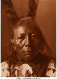 Edward Sheriff Curtis (American, 1868-1952) Ring: Edward Sheriff Curtis (American, 1868-1952) Ring Thunder - Brule, 1907 Photogravure 7-1/4 x 5-1/4 inches (18.4 x 13.3 cm) (image)