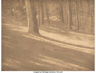 38125: Alvin Langdon Coburn (British, 1882-1966) Winter: Alvin Langdon Coburn (British, 1882-1966) Winter Shadows (from Camera Work III), 1903 Photogravure 5-5/8 x 7-1/8 inches (14.3 x 18.1 cm)