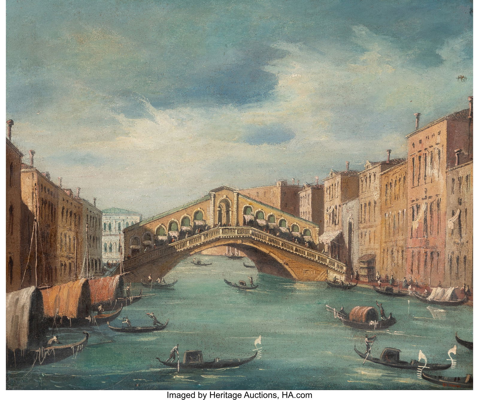 Italian School (19th Century) View of the Rialto (1 of 3)