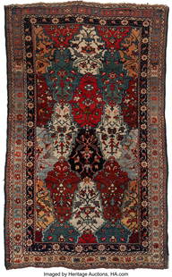 27131&colon; A Southwest Persian Rug&comma; circa 1920 109-1&sol;2 x 65: A Southwest Persian Rug&comma; circa 1920 109-1&sol;2 x 65 inches &lpar;278&period;1 x 165&period;1 cm&rpar; PROVENANCE&colon; Grogan &amp; Company&comma; Boston&comma; Massachusetts&comma; The Octobe