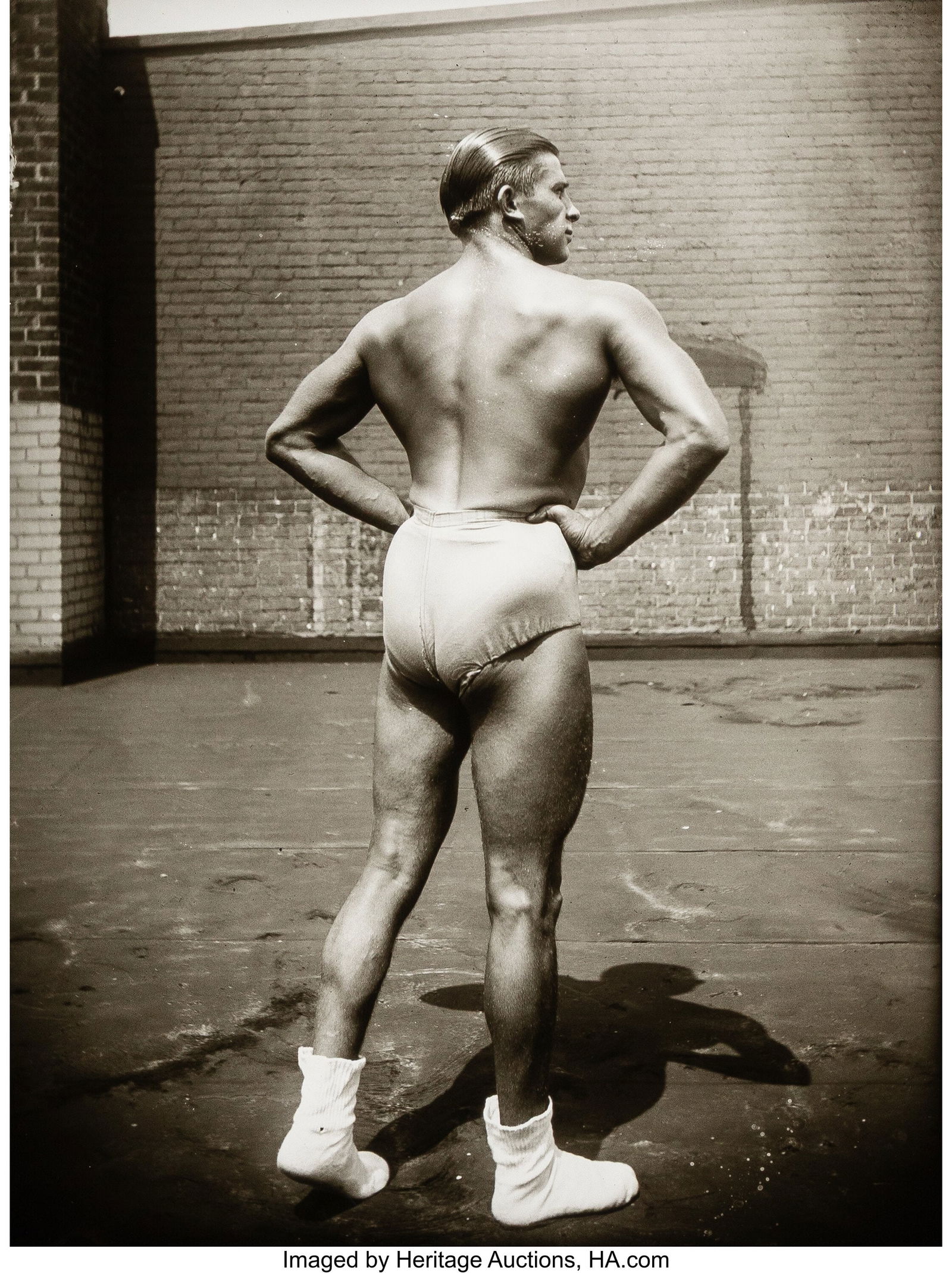 Arthur Smith Gray (American, 1884-1976) Group of: Arthur Smith Gray (American, 1884-1976) Group of 6 photographs of Body Builders, 1920s-1930s Gelatin silver prints, printed later 15-1/2 x 19 inches (39.4 x