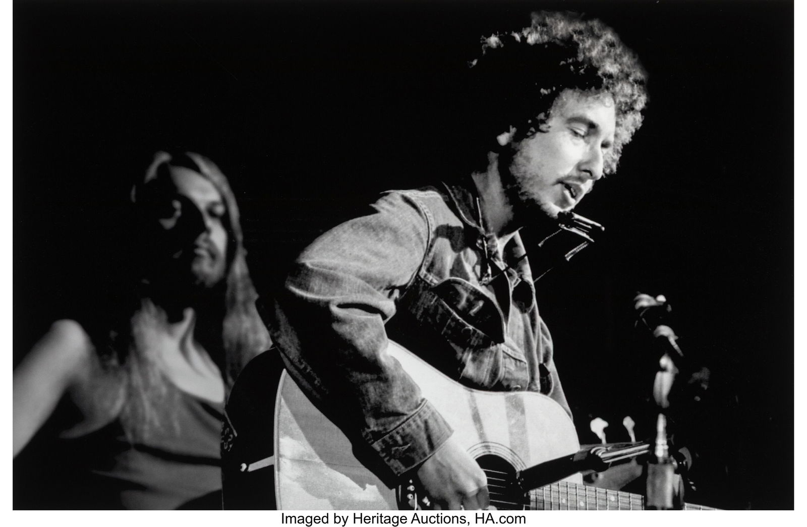 Graham Nash (British/American, 1942) Bob Dylan a: Graham Nash (British/American, 1942) Bob Dylan and Leon Russell at Madison Square Garden, 1970 Digital pigment print, printed 2004 15-1/2 x 24 inches (39&perio