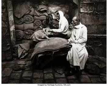 38058&colon; Max Yavno &lpar;American&comma; 1911-1985&rpar; Repairing Sacks&comma;