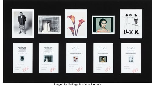 38156&colon; David Bailey &lpar;British&comma; b&period; 1938&rpar; Group of 5 photo
