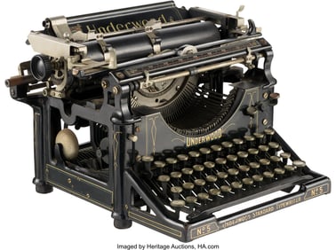 90002: Cecil B. DeMille Personal Underwood Typewriter U