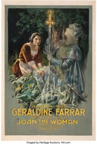 90011: Joan the Woman (Paramount, 1916), One Sheet Post