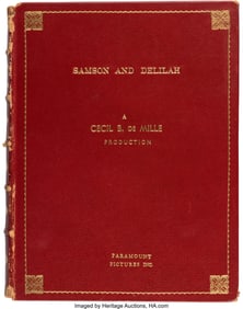 90121: Samson and Delilah (Paramount, 1949), Leather Bo