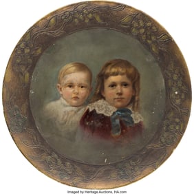 90213: Cecil B. DeMille Childhood Portrait with Brother