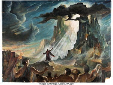 90030: The Ten Commandments (Paramount, 1923), Moses As