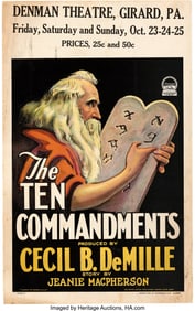 90032: The Ten Commandments (Paramount, 1923), Window C