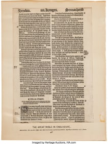 90219: Book of Common Prayer Page (Rouen, A.D. 1566). V