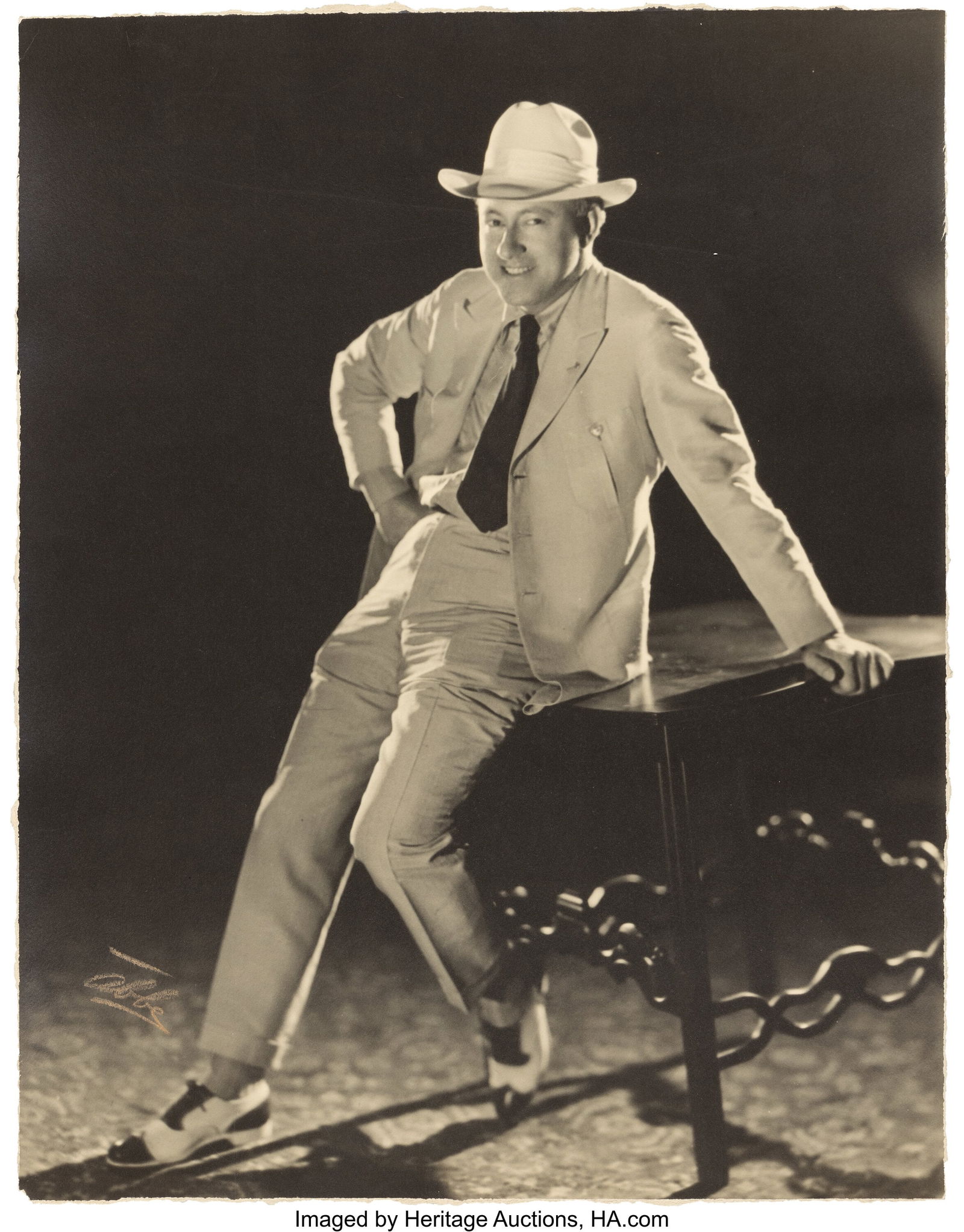 Cecil B. DeMille, 1925, 13.25" x 10.5" Original: Cecil B. DeMille, 1925, 13.25" x 10.5" Original Custom Studio Photograph by James Abbe. Cecil B. DeMille Estate. Vintage gelatin silver matte doub