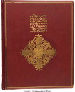 The King of Kings (DeMille Pictures Corporation,: The King of Kings &lpar;DeMille Pictures Corporation&comma; 1927&rpar;&comma; Pair of Limited Edition "The Life of Christ from the Motion Picture King of Kings" Photograph Albums&period; Vintage pair