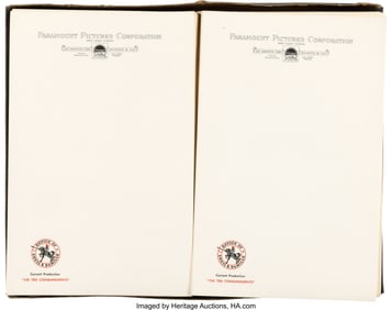 90250: Cecil B. DeMille Personalized Stationery and Env