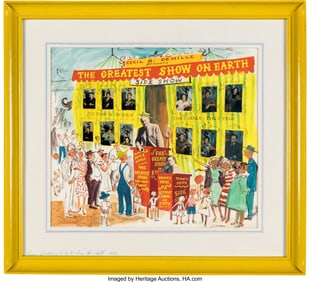 90254: Cecil B. DeMille Original Birthday Artwork by Jo