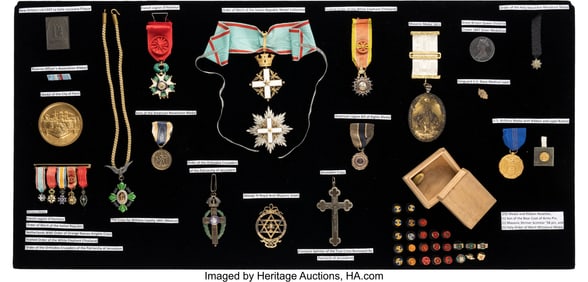 90258: Cecil B. DeMille Collection of (24) Awards with