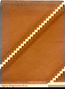 Cecil B. DeMille Group of (7) Leather-Bound Hono: Cecil B. DeMille Group of (7) Leather-Bound Honors, Letters of Distinction, and Junior High Namesake Yearbook. Vintage group of (7) leather-bound items