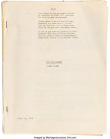 90091: The Plainsman (Paramount, 1936), Annotated Shoot