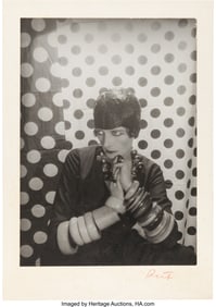 89026: Nancy Cunard, 1929, 16.75" x 12" Original Exhibi