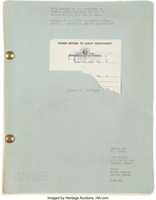 89123: Singin' in the Rain (MGM, 1952), Studio Script D