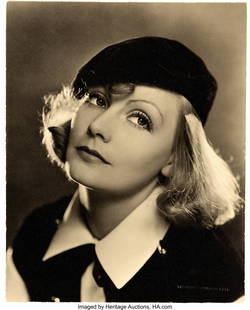 Greta Garbo in As You Desire Me (MGM, 1932), 13": Greta Garbo in As You Desire Me (MGM, 1932), 13" x 10.25" Original Custom Portrait Gallery Photograph by Clarence Sinclair Bull. Collection of Steve Sustayta&period