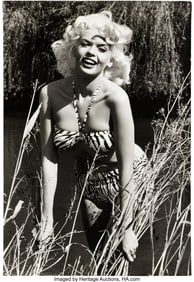 89040: Jayne Mansfield for Playboy, 1956, 12" x 8.5" Or