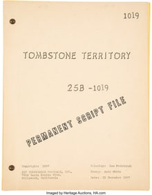 89132: Tombstone Territory (ZIV-TV, 1957), Early Sam Pe