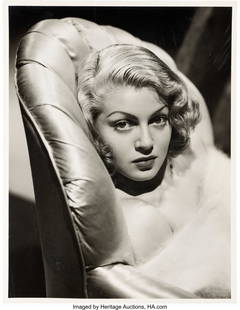 Lana Turner in Johnny Eager (MGM, 1941), 13" x 1: Lana Turner in Johnny Eager (MGM, 1941), 13" x 10" Original Custom Portrait Gallery Photograph by Clarence Sinclair Bull. Collection of Leonard Stanley. Vintage gel