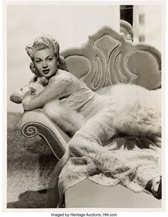 Lana Turner in Ziegfeld Girl (MGM, 1941), 13" x: Lana Turner in Ziegfeld Girl (MGM, 1941), 13" x 10" Original Custom Portrait Gallery Photograph by Clarence Sinclair Bull. Collection of Leonard Stanley. Vintage ge