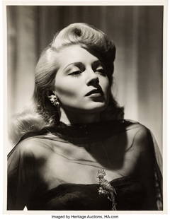 Lana Turner in Marriage is a Private Affair (MGM: Lana Turner in Marriage is a Private Affair (MGM, 1944), 13" x 10" Original Custom Portrait Gallery Photograph by Clarence Sinclair Bull. Collection of Leonard Stanley&per