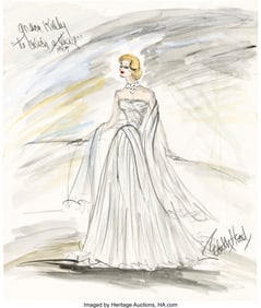 89154: To Catch a Thief (Paramount, 1955), Costume Sket
