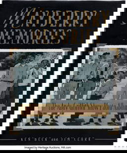 Mayberry Memories (Ken Beck and Jim Clark, 2000): Mayberry Memories &lpar;Ken Beck and Jim Clark&comma; 2000&rpar;&comma; Book Signed by 12 Andy Griffith Show Cast Members and Guest Stars&period; Autographed hardcover copy of Mayberry Memories by Ken