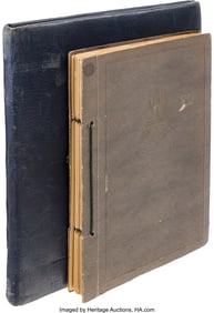 89083: Greta Garbo Pair of Personal Scrapbooks: 1-creat