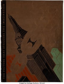 89090: King Kong (RKO, 1933), Original Copper-Covered P