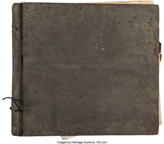 89104: Orson Welles Personally-Owned Scrapbook from Chi