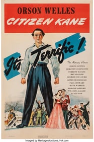 89107: Citizen Kane (RKO, 1941), Style A One Sheet Post